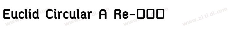 Euclid Circular A Re字体转换